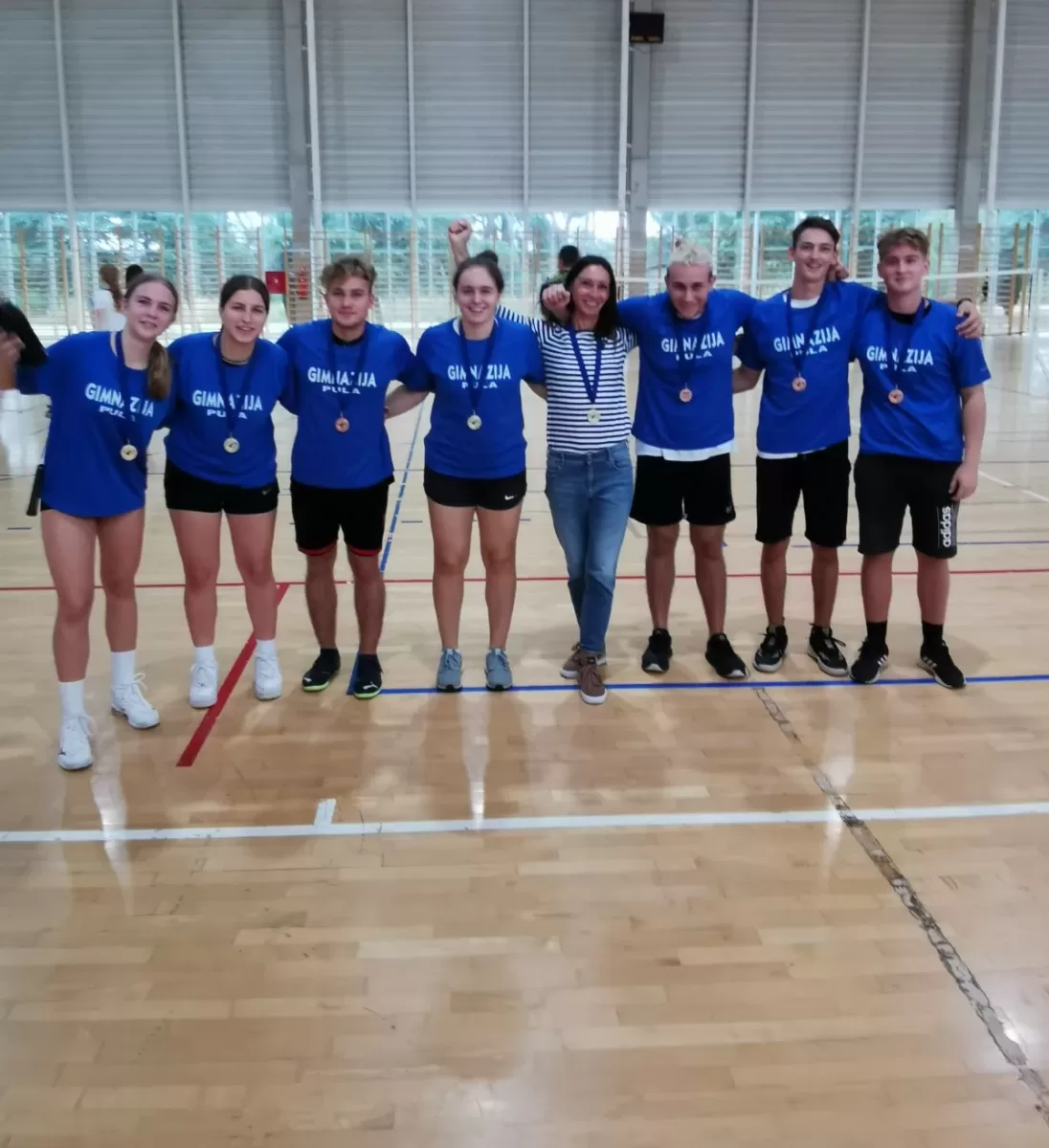 Gradsko natjecanje u badmintonu Gimnazija Pula